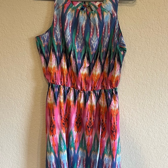 Athleta Martinique Mulicolor Ikat Dress - Picture 4 of 9